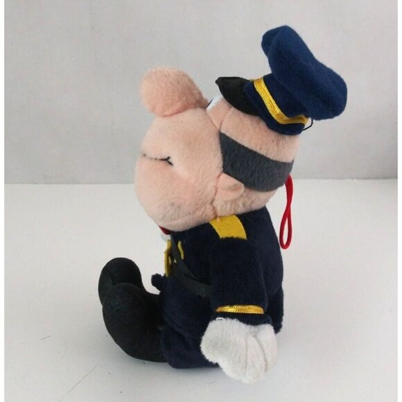 Vintage 1999 Stuffins Frosty The Snowman Police Officer 9" Plush - Picture 4 of 10